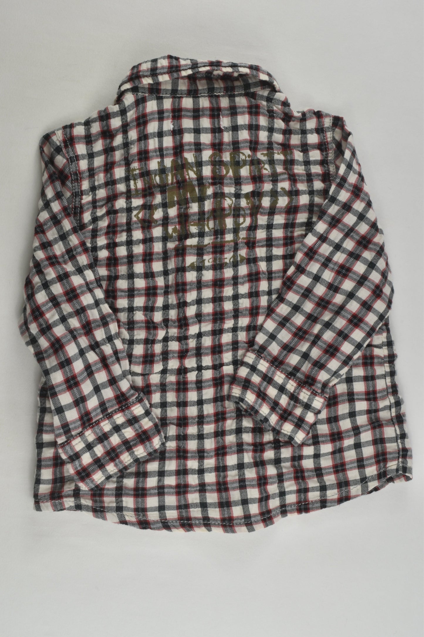 Jean Bourget Size 1 (18 months) Checked Shirt
