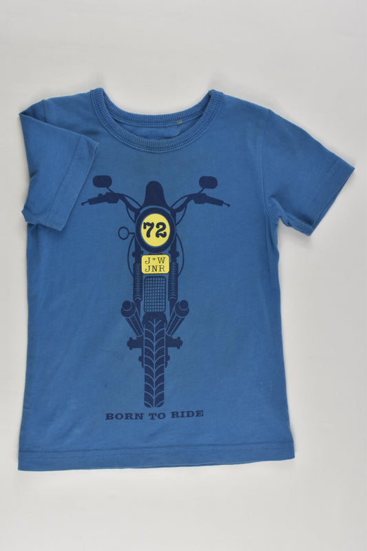 Jeanswest Jnr Size 2 (18-24 months) 'Born To Ride' T-shirt