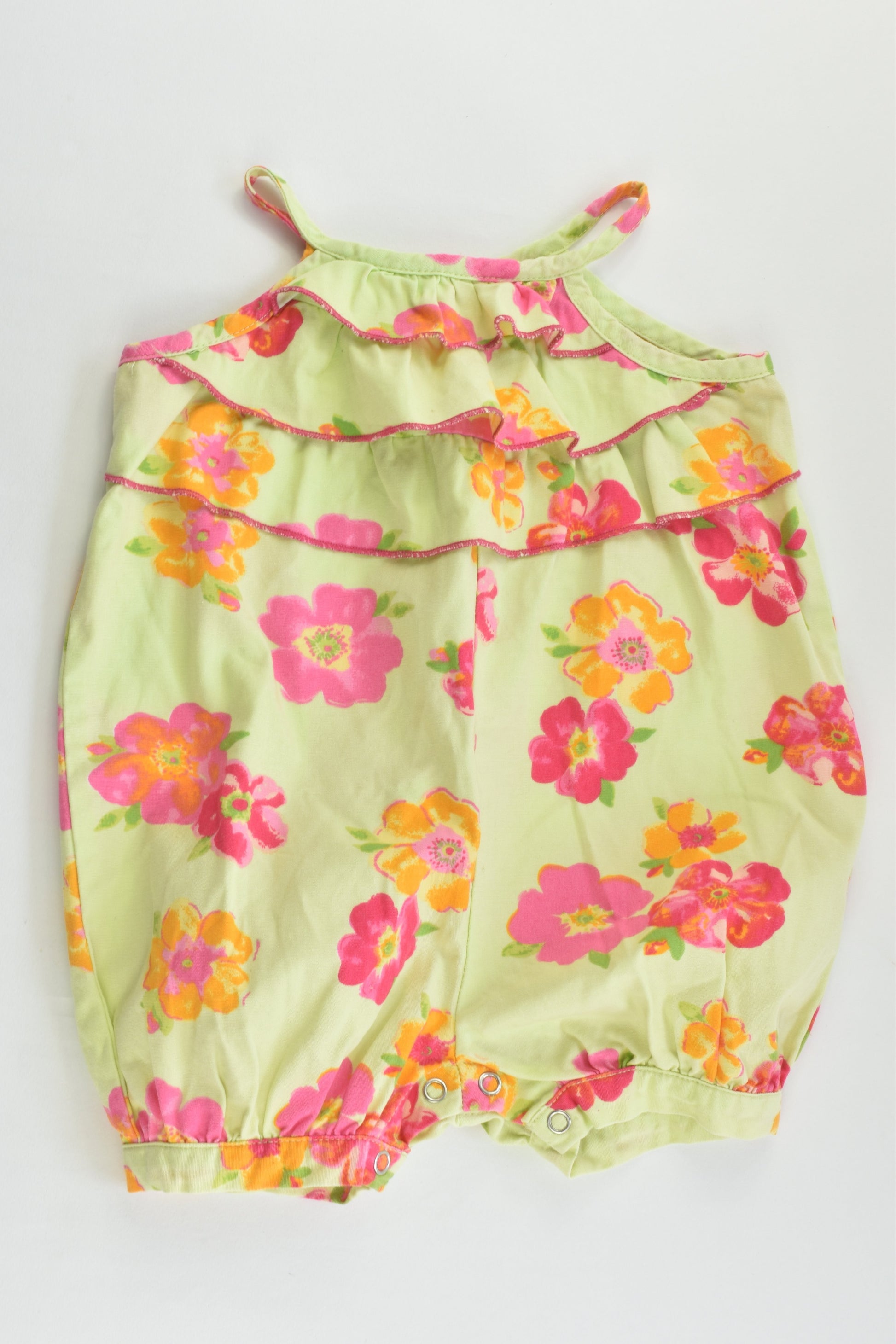 Jelly Beans Size 00 (6 months) Floral Playsuit