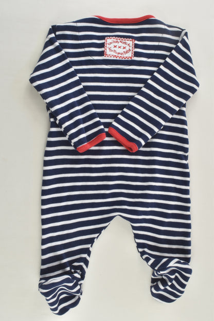 JoJo Mamam Bébé Size 000 Polar Bear Footed Romper