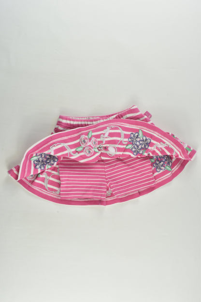 JoJo Maman Bébé Size 0 (6-12 months) Mouse Skirt with Shorts Underneath