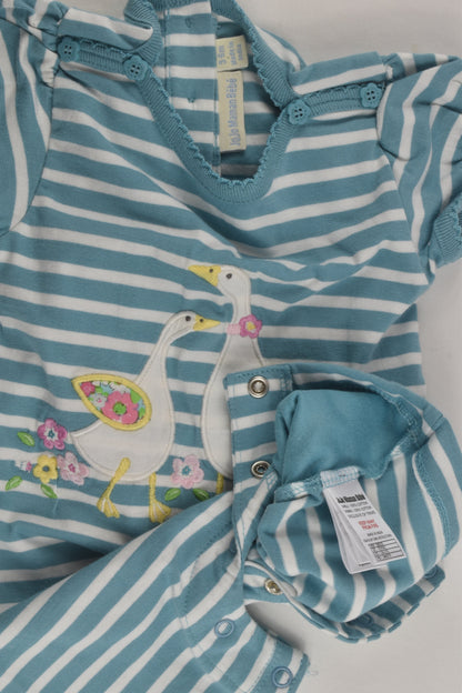 JoJo Maman Bébé Size 00 (3-6 months) Goose Short Romper