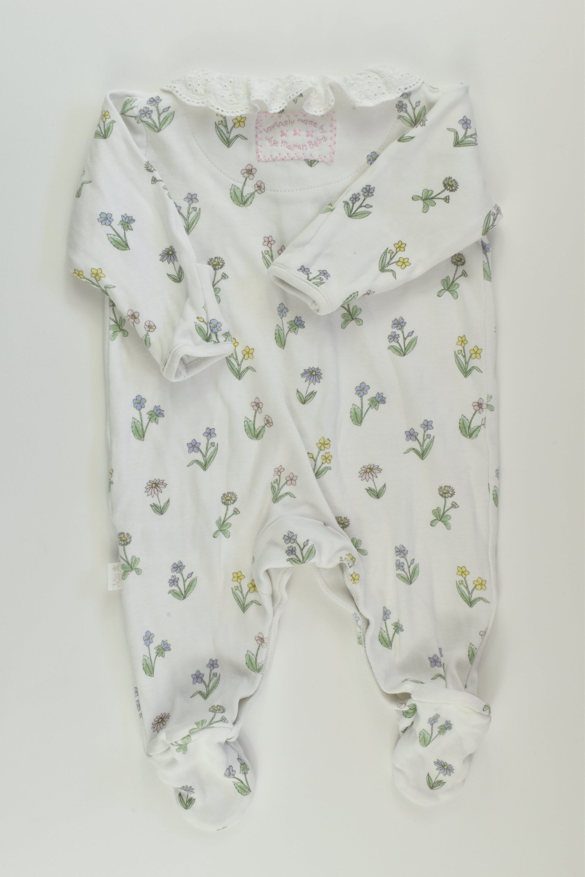 JoJo Maman Bébé Size 000 Floral Romper