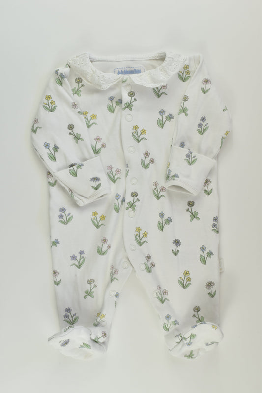 JoJo Maman Bébé Size 000 Floral Romper