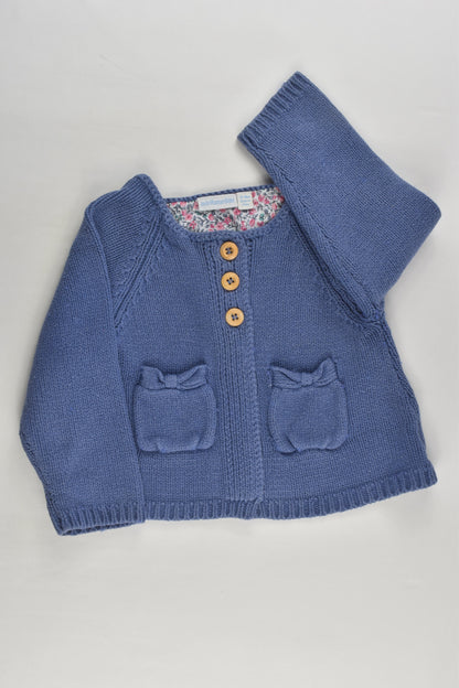 JoJo Maman Bébé Size 1 (12-18 months) Cotton/Cashmere Cardigan