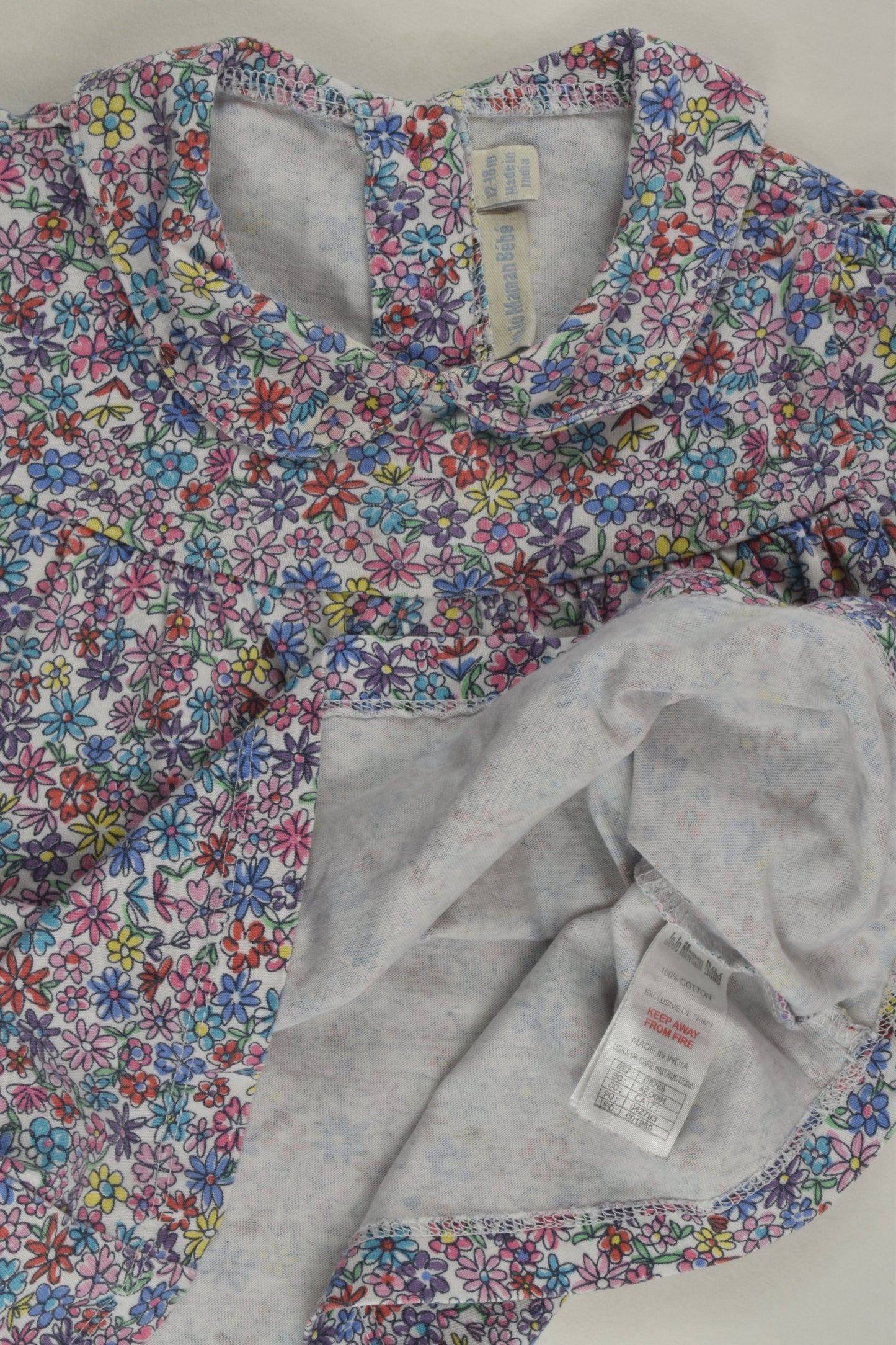 JoJo Maman Bébé Size 1 (12-18 months) Liberty Print Blouse