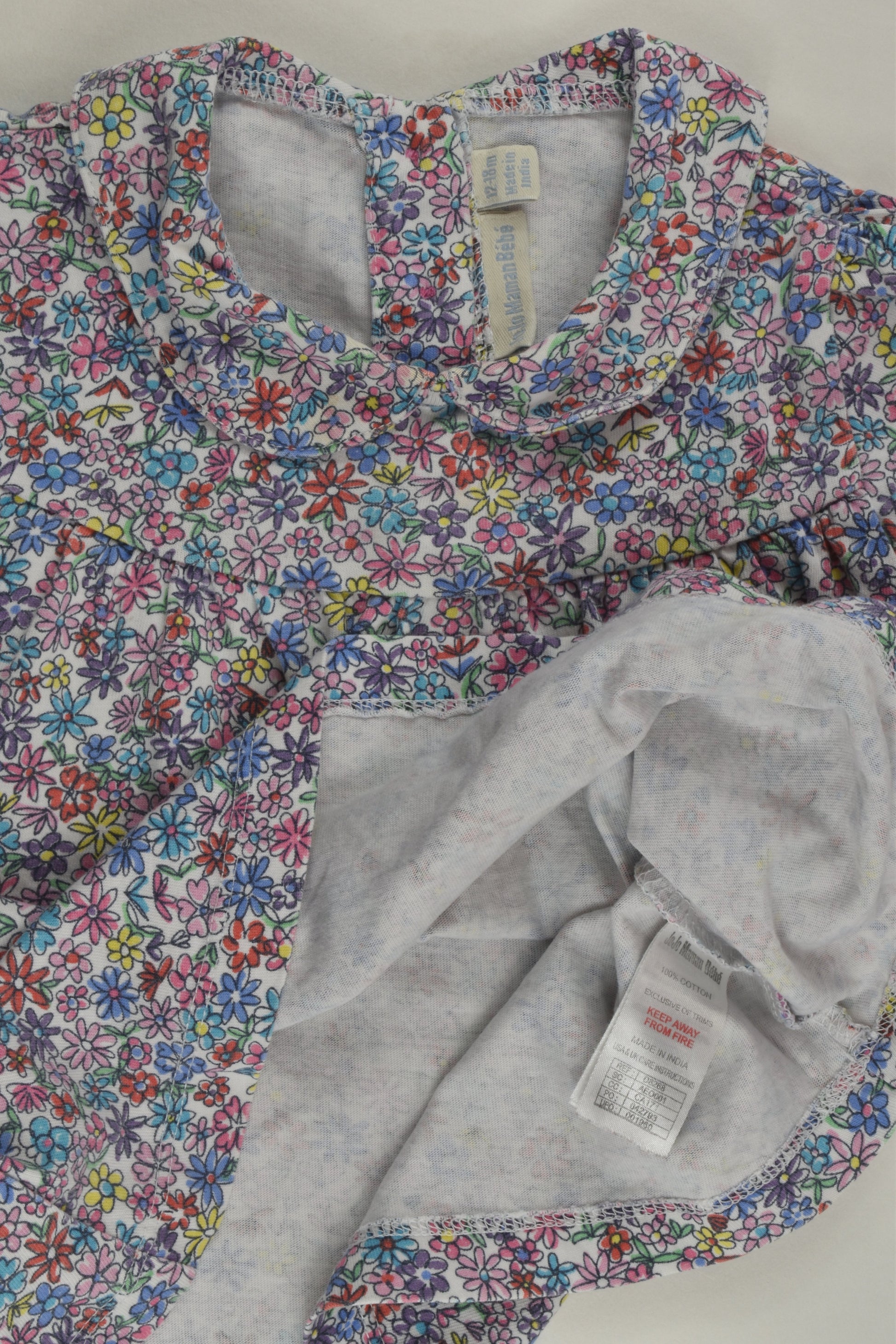 JoJo Maman Bébé Size 1 (12-18 months) Liberty Print Blouse