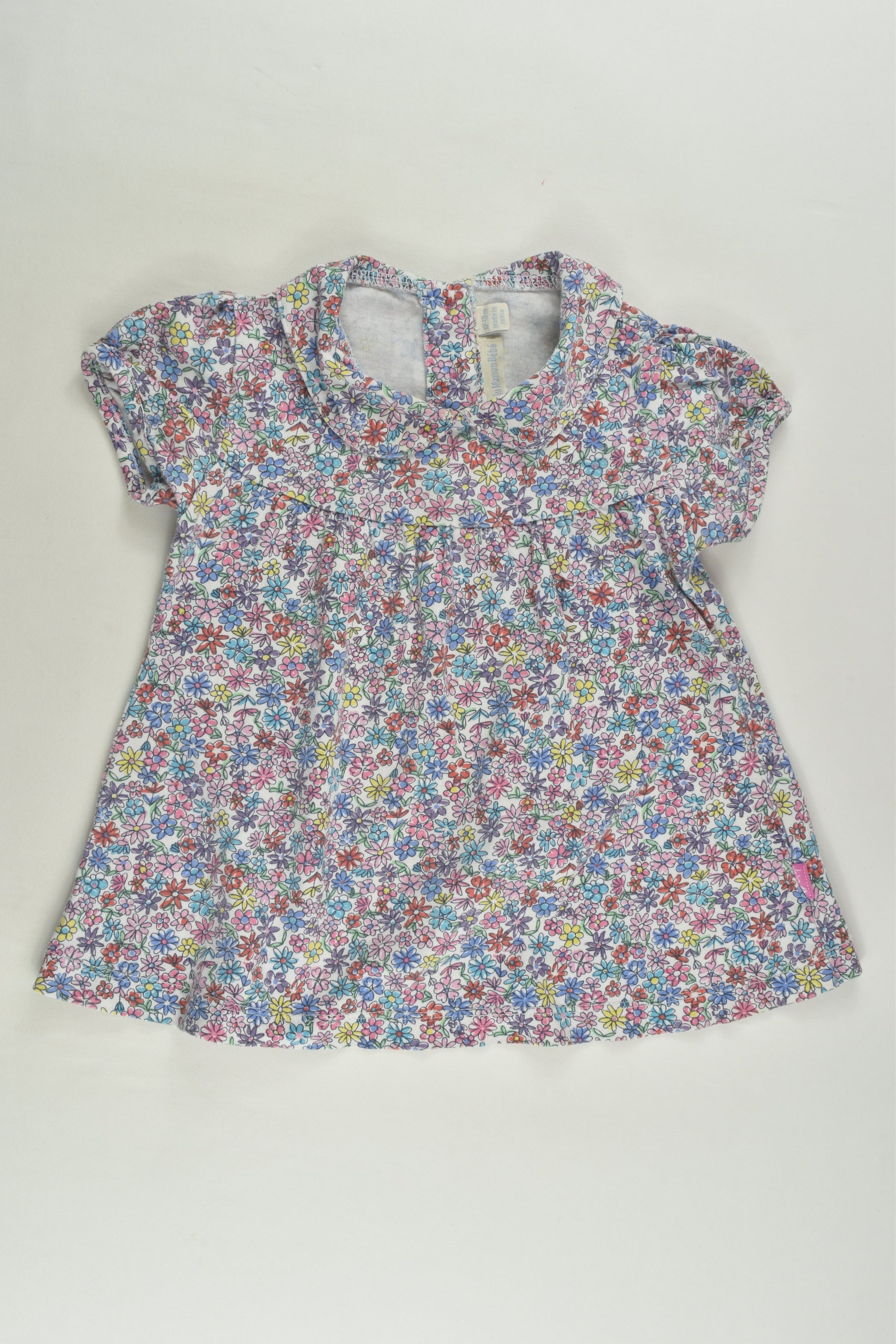 JoJo Maman Bébé Size 1 (12-18 months) Liberty Print Blouse