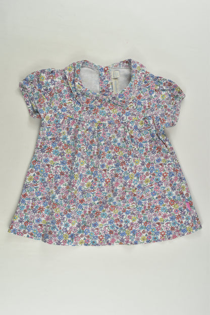 JoJo Maman Bébé Size 1 (12-18 months) Liberty Print Blouse