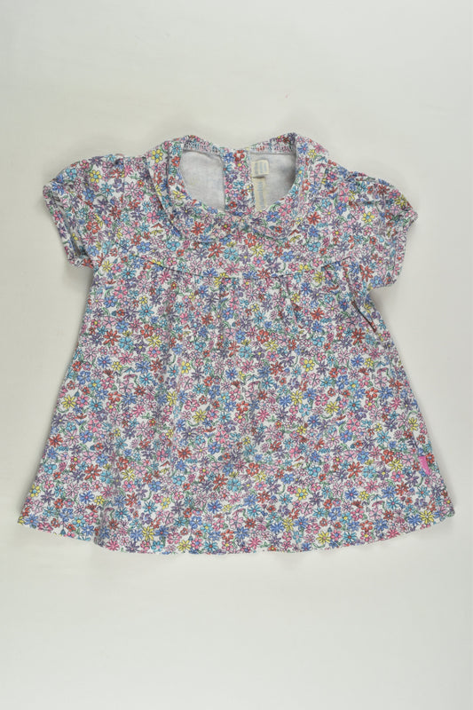 JoJo Maman Bébé Size 1 (12-18 months) Liberty Print Blouse