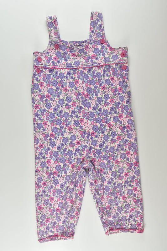 JoJo Maman Bébé Size 2 (18-24 months) Liberty Print Overalls