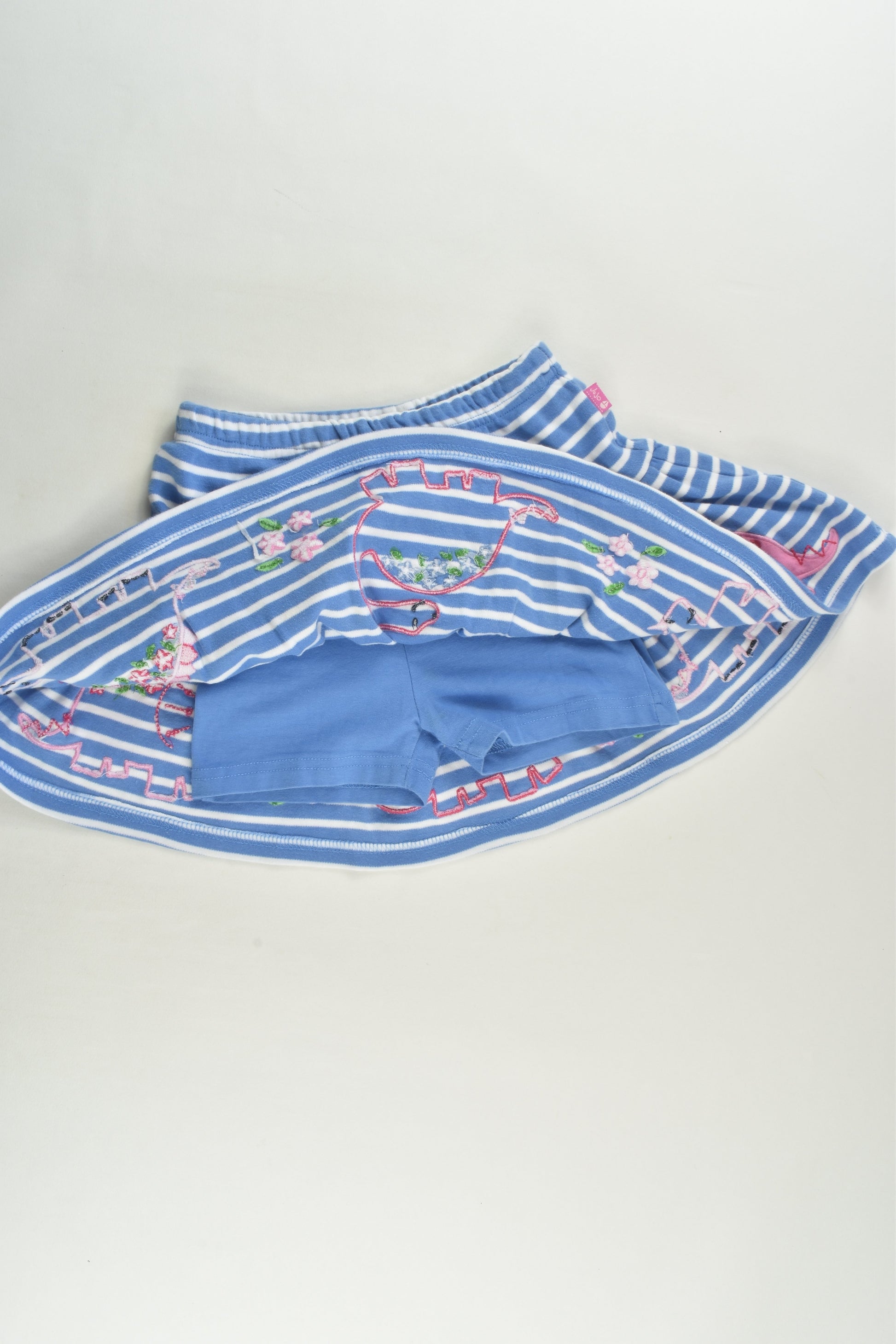 JoJo Maman Bébé Size 2-3 Dinosaur Skirt with Shorts Underneath