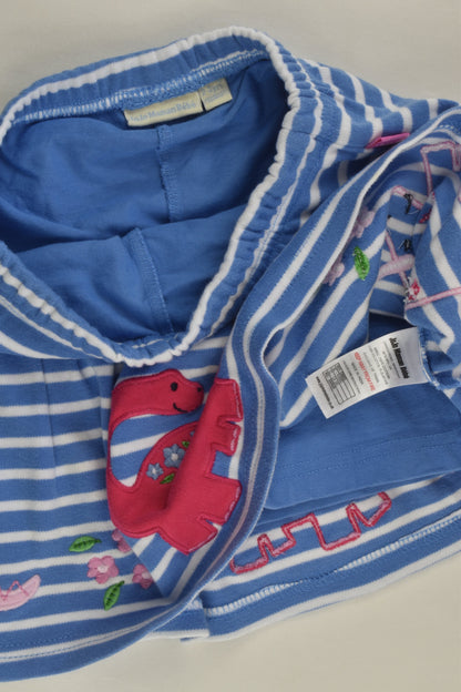 JoJo Maman Bébé Size 2-3 Dinosaur Skirt with Shorts Underneath