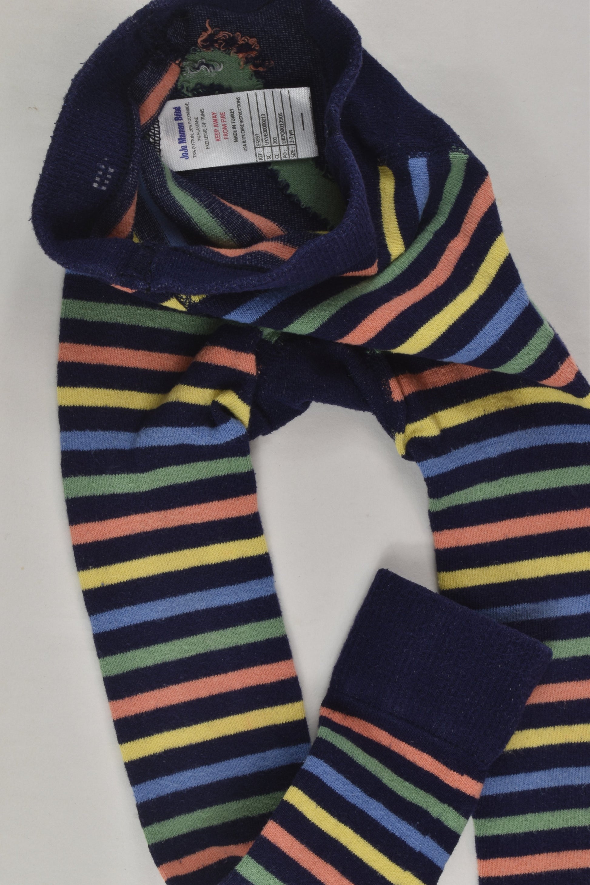 JoJo Maman Bébé Size 2-3 Dinosaur at the Back Leggings