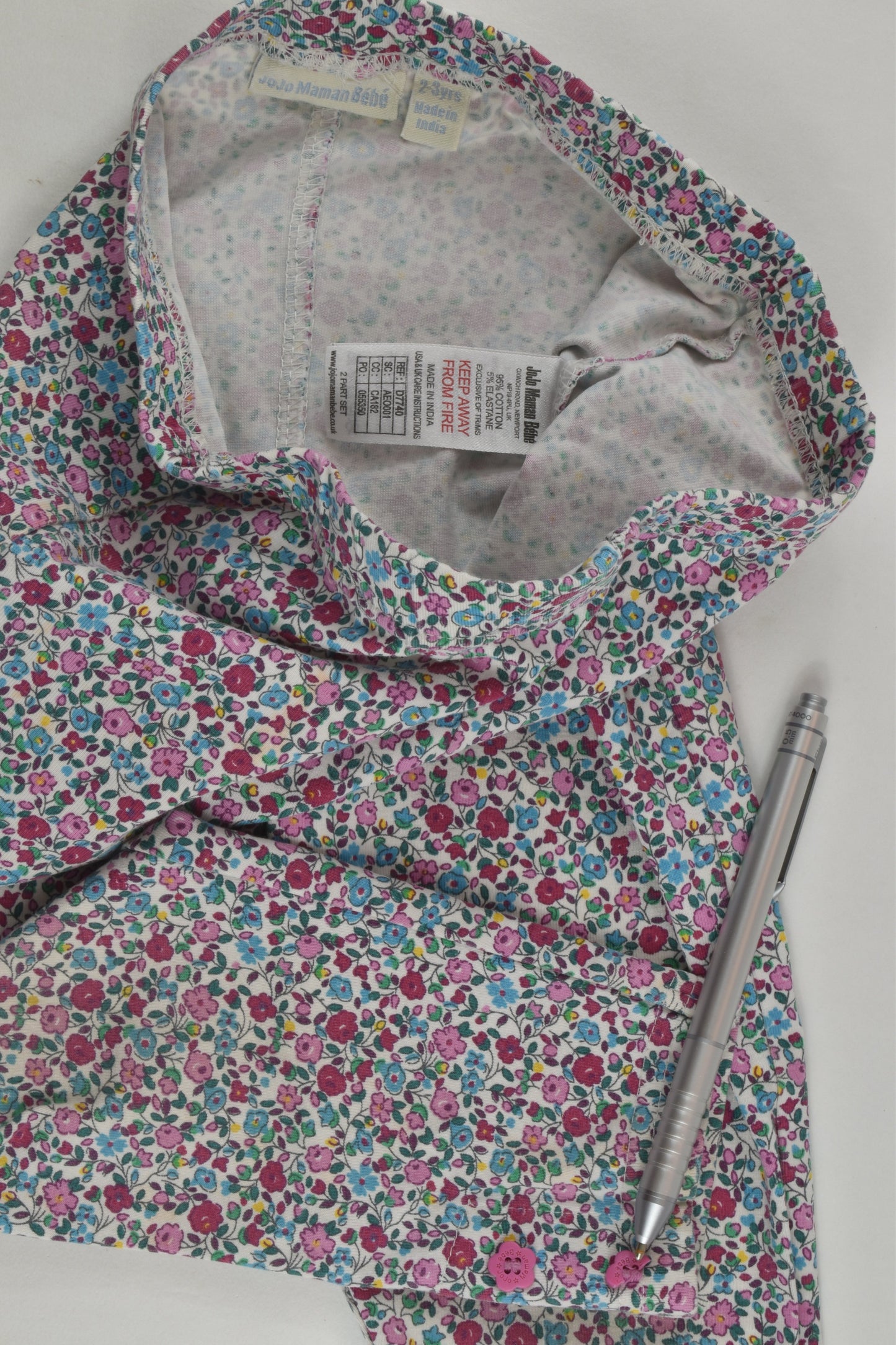 JoJo Maman Bébé Size 2-3 Liberty Print Leggings