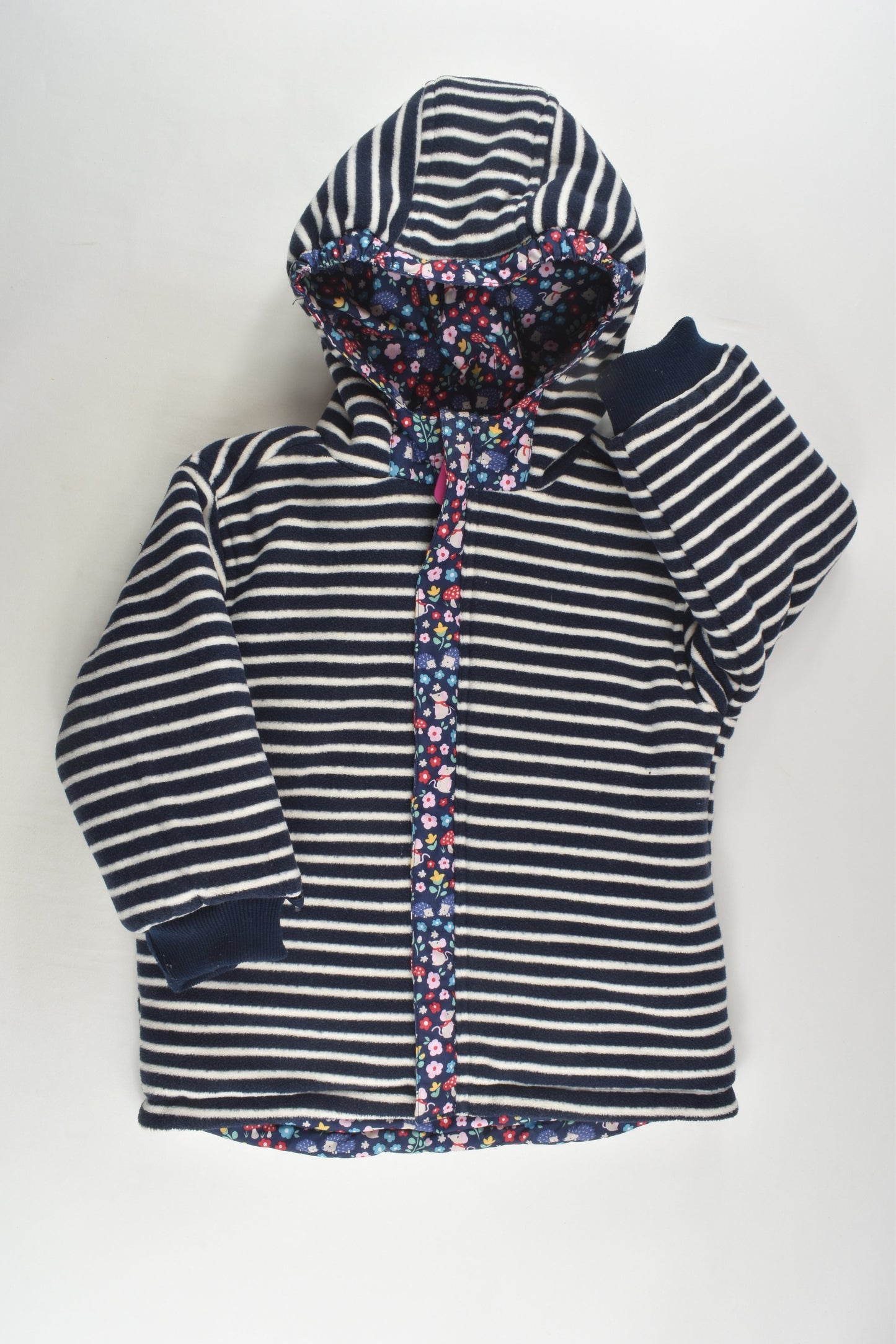 JoJo Maman Bébé Size 2-3 Reversible Puffer Jacket