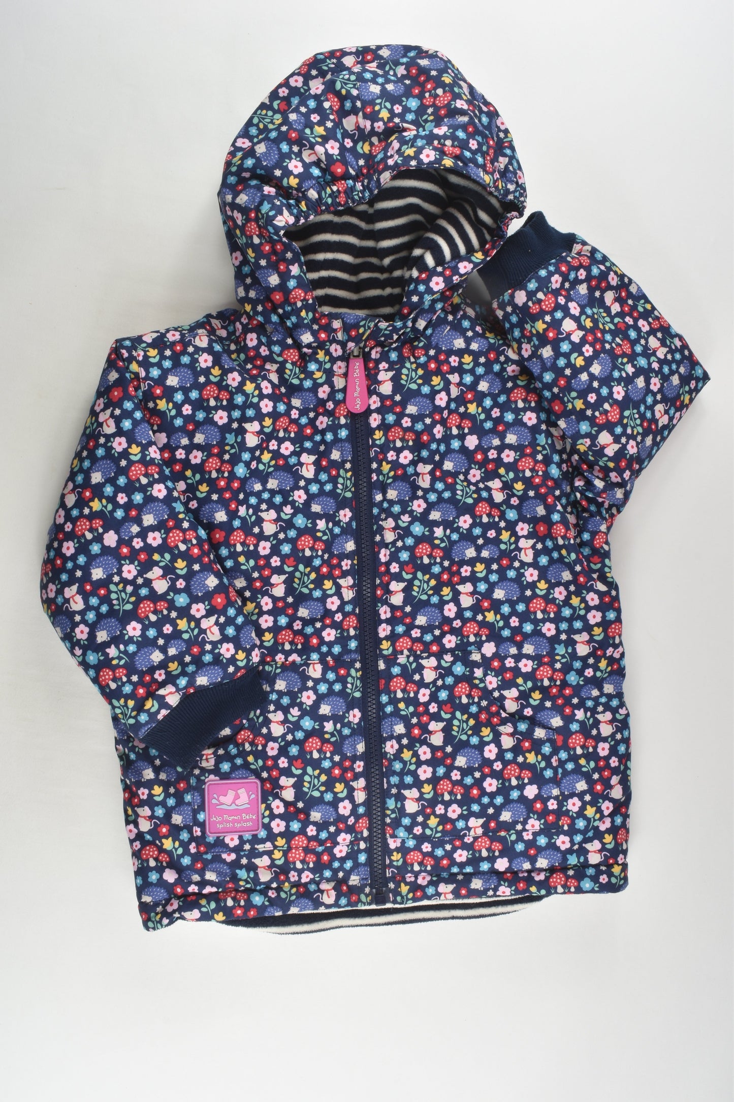 JoJo Maman Bébé Size 2-3 Reversible Puffer Jacket