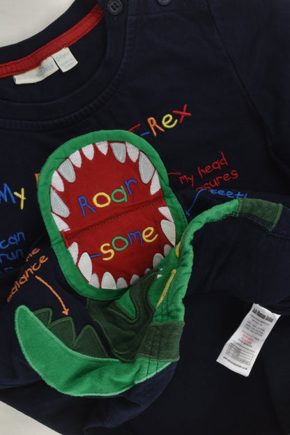 JoJo Maman Bébé Size 3-4 Dinosaur Top