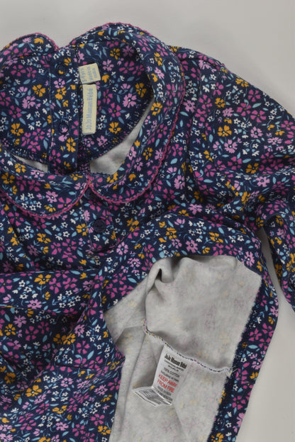 JoJo Maman Bébé Size 3-4 Floral Peter Pan Top