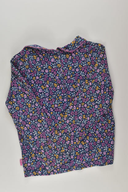 JoJo Maman Bébé Size 3-4 Floral Peter Pan Top