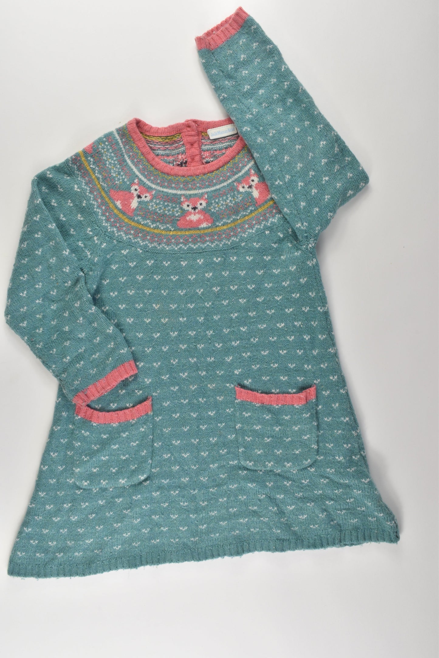 JoJo Maman Bébé Size 3-4 Knit Dress