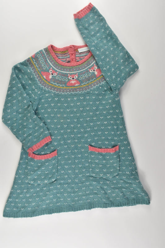 JoJo Maman Bébé Size 3-4 Knit Dress