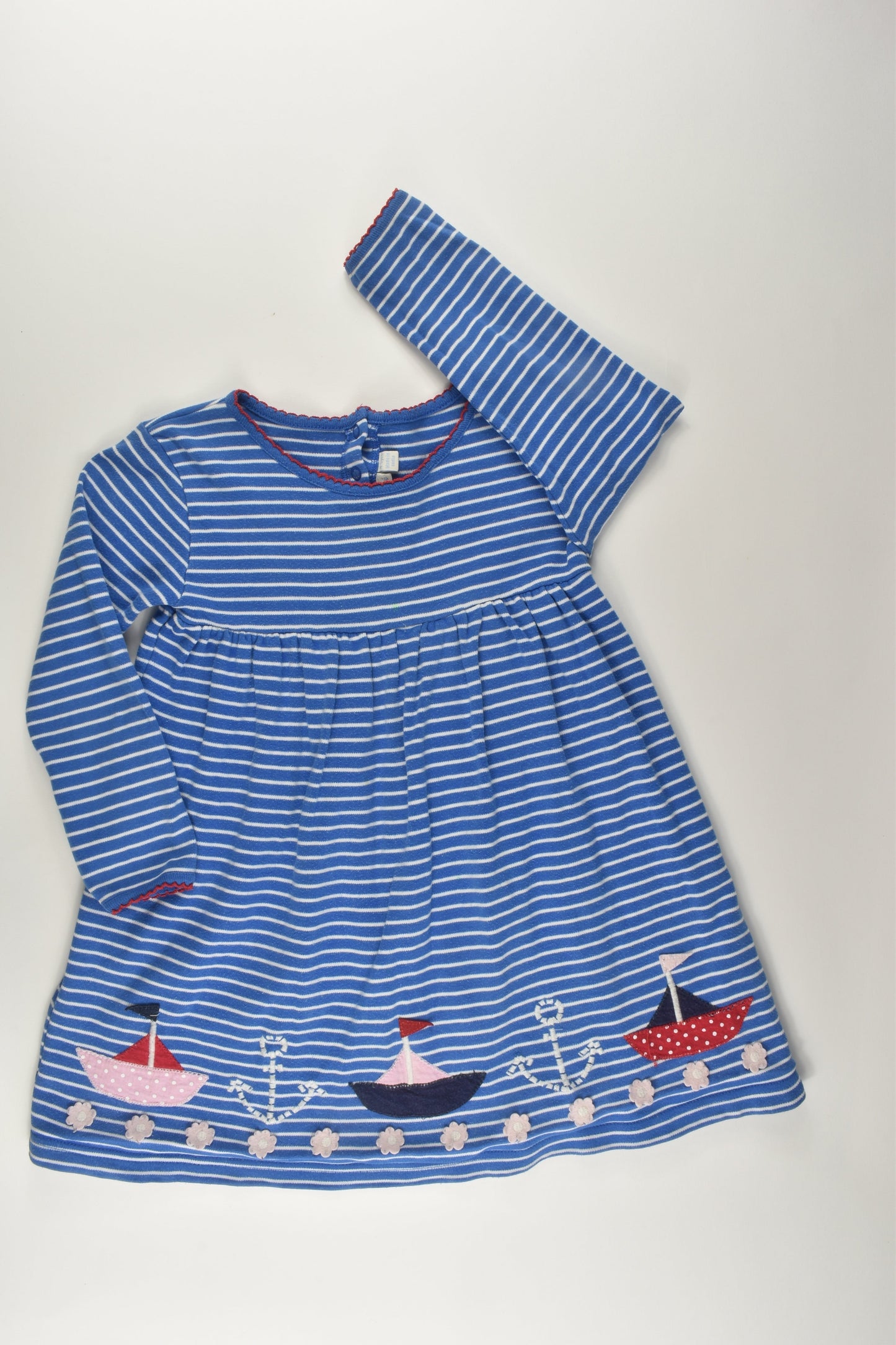 JoJo Maman Bébé Size 4-5 Nautical Dress