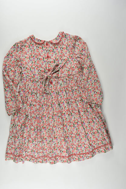 JoJo Maman Bébé Size 4-5 Smocked Lined Liberty Print Dress