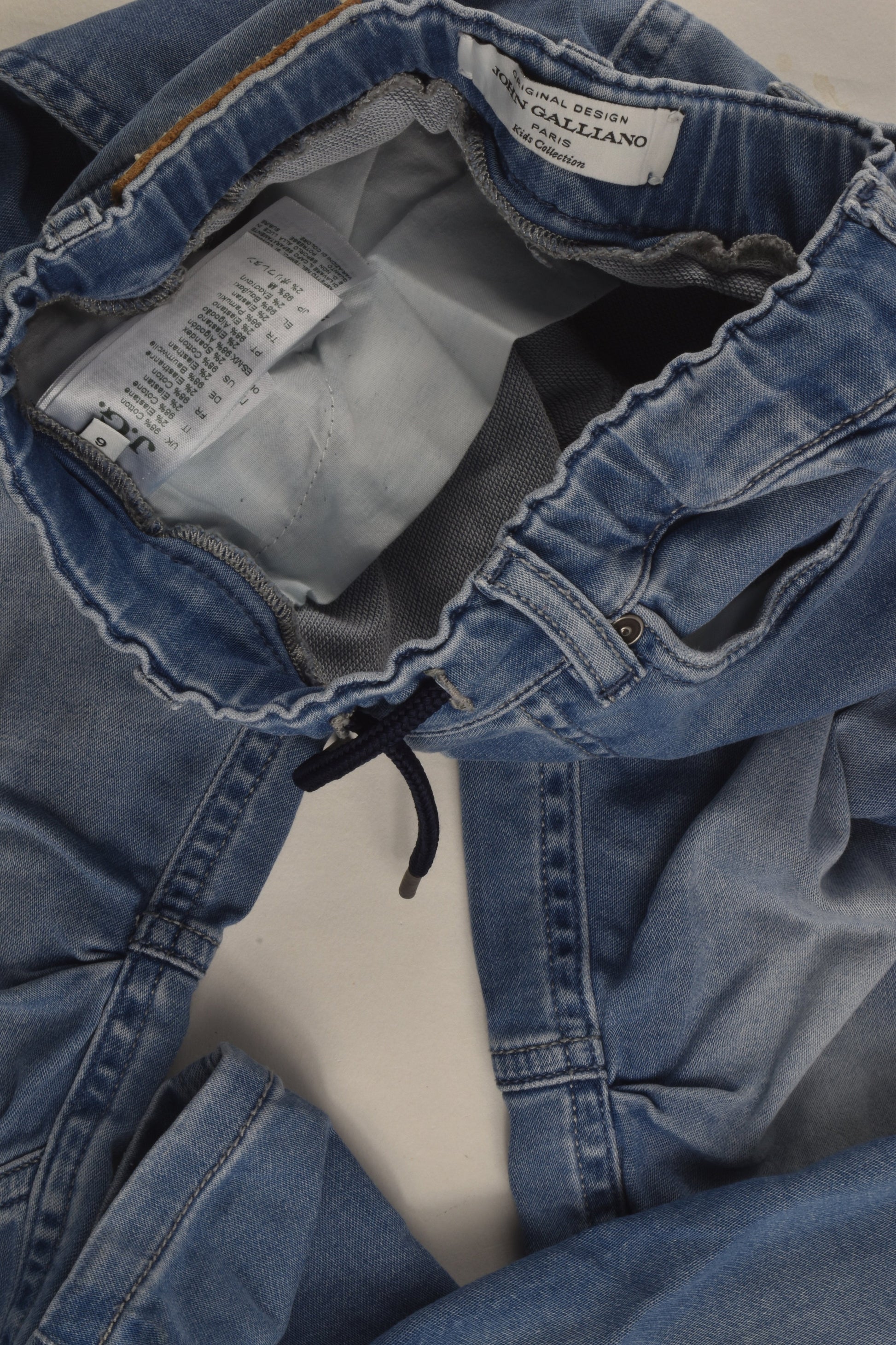 John Galliano Size 6 Denim Pants