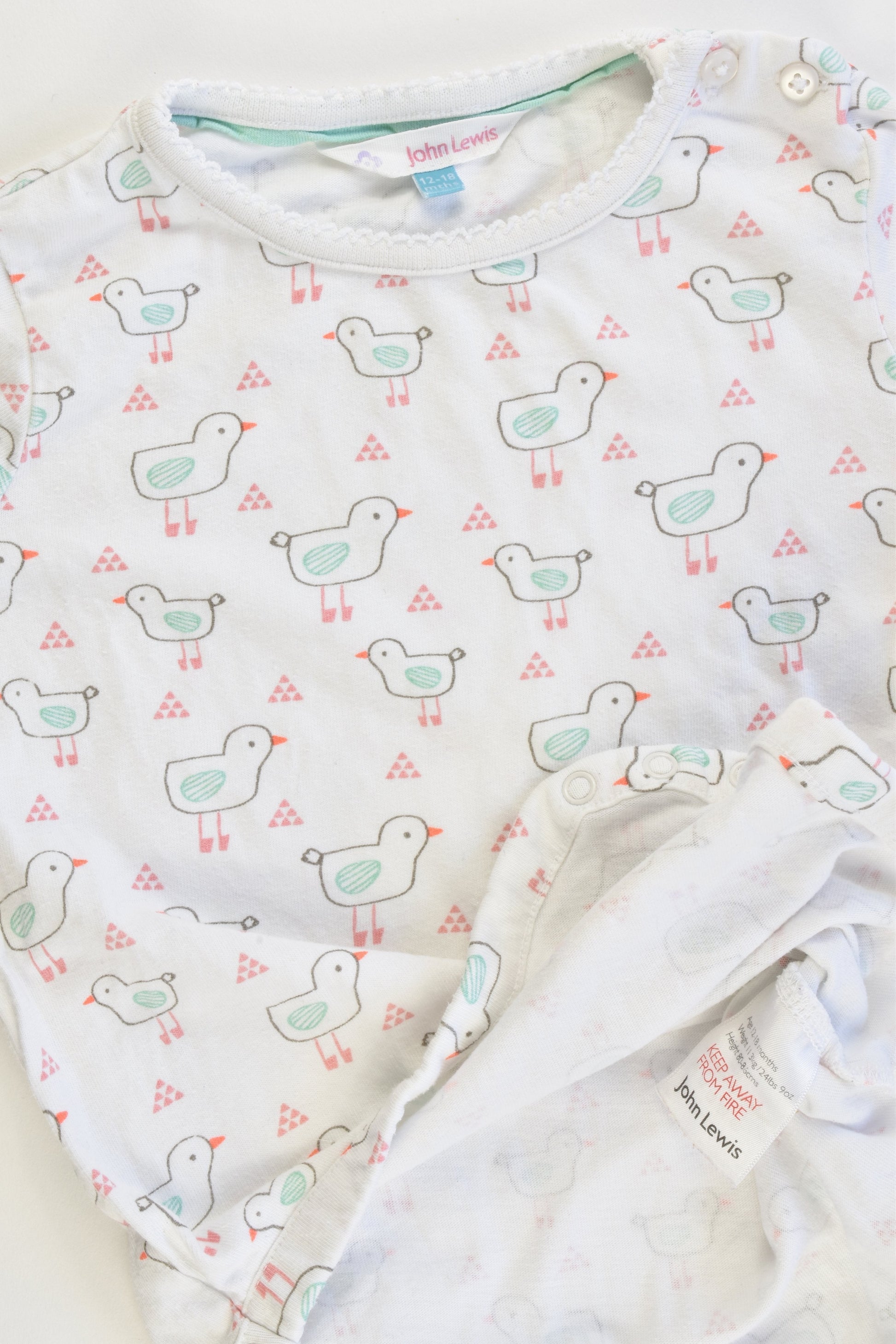 John Lewis Size 12-18 months Bodysuit