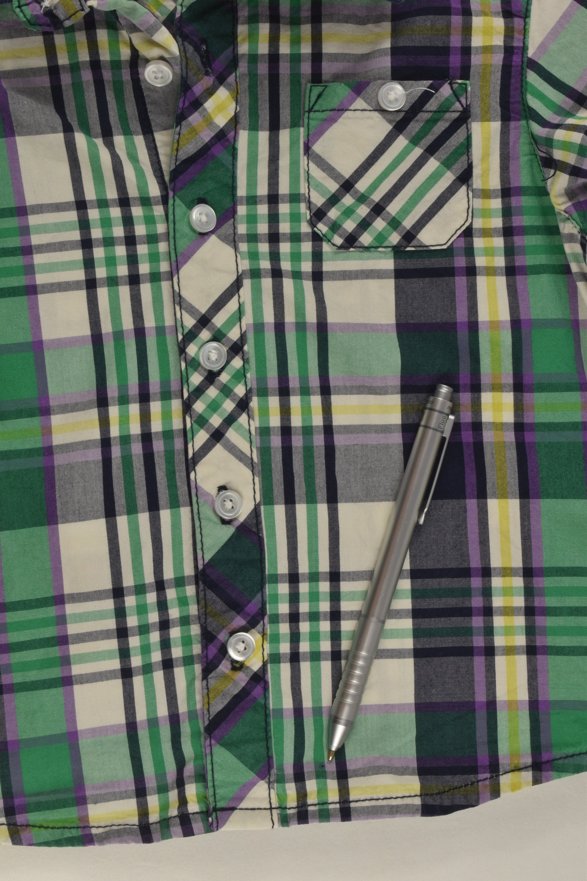 John Lewis Size 2-3 Checked Shirt