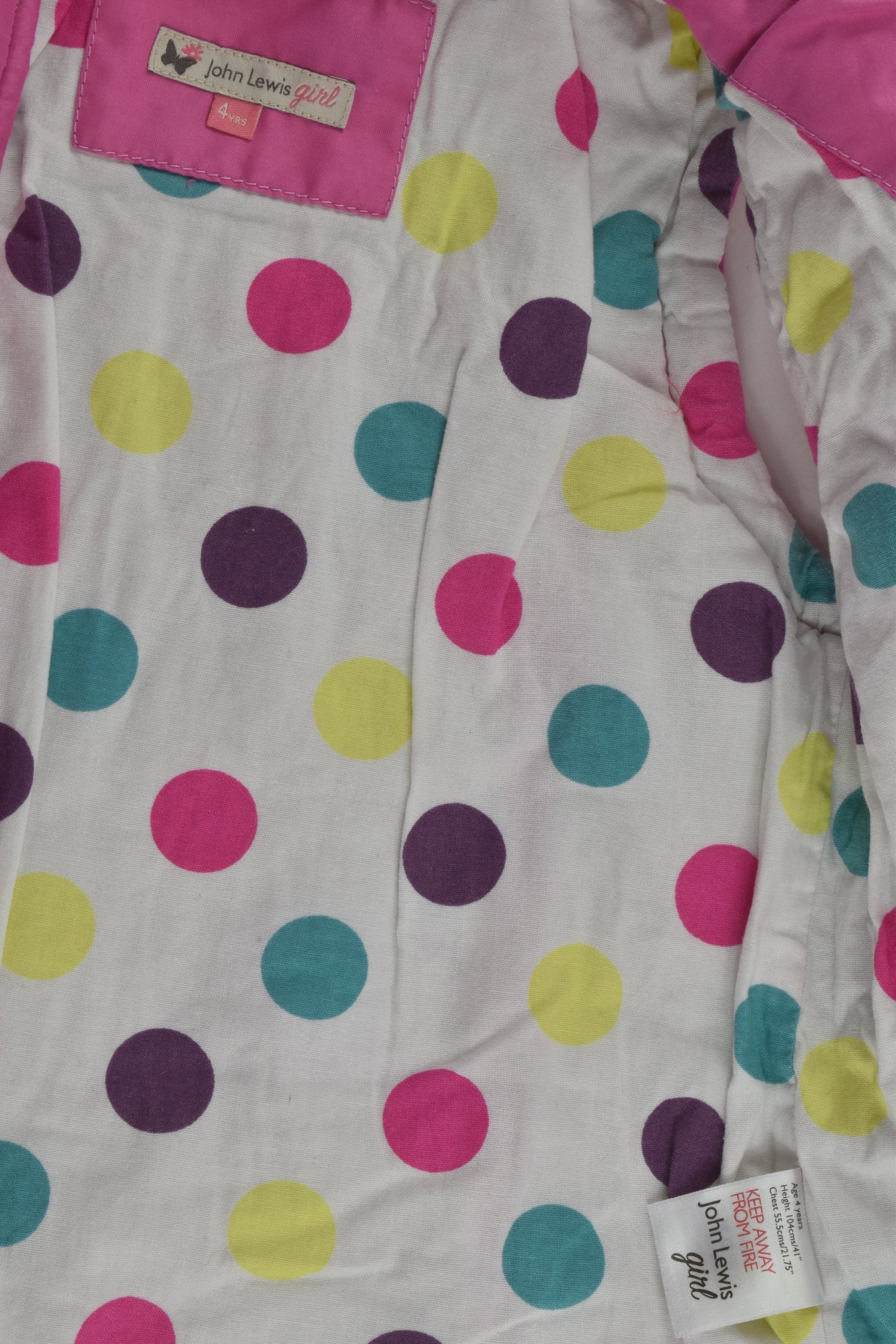 John Lewis Size 4 Vest