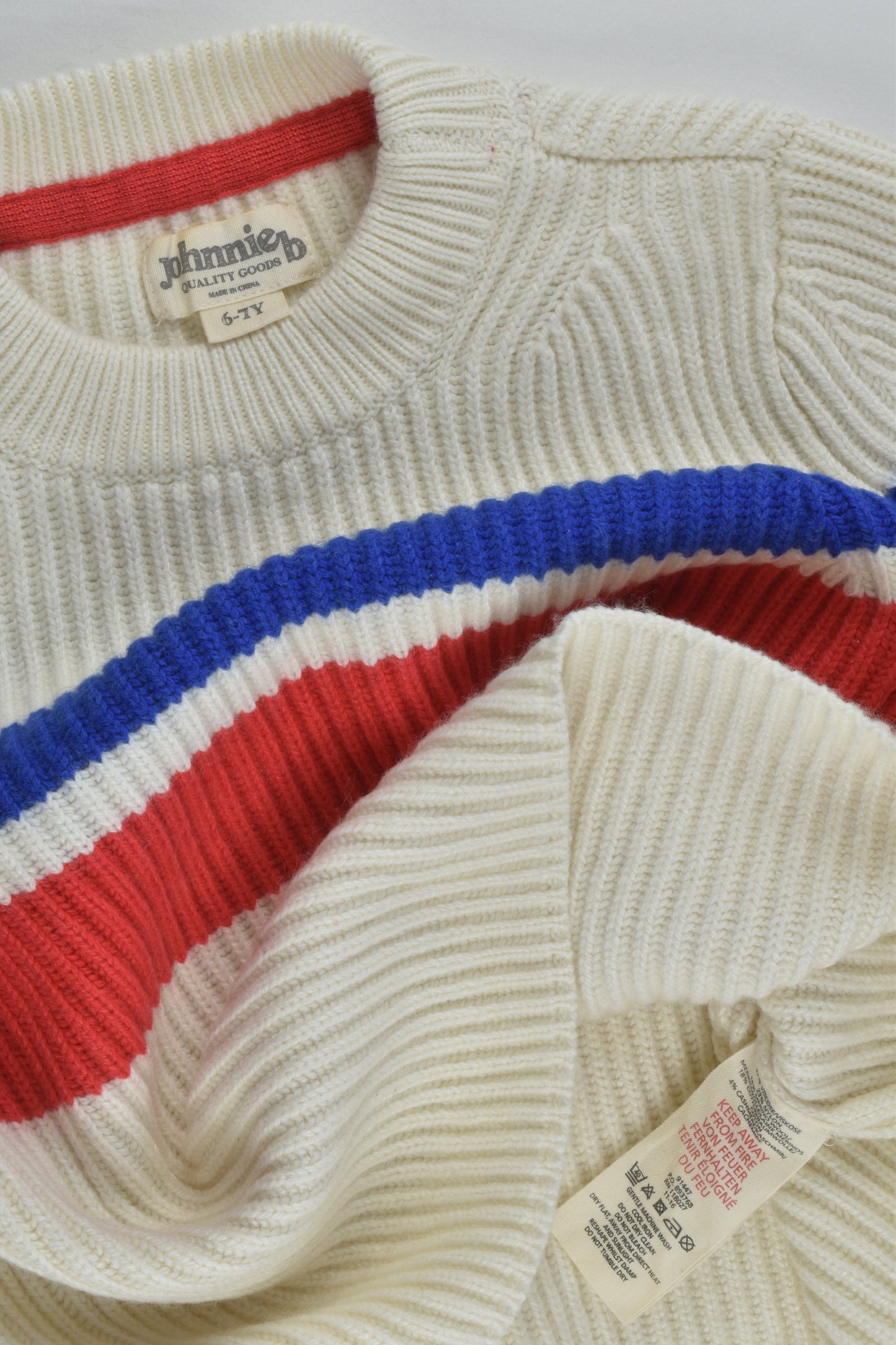 Johnnie B by Boden Size 6-7 Knit Jumper