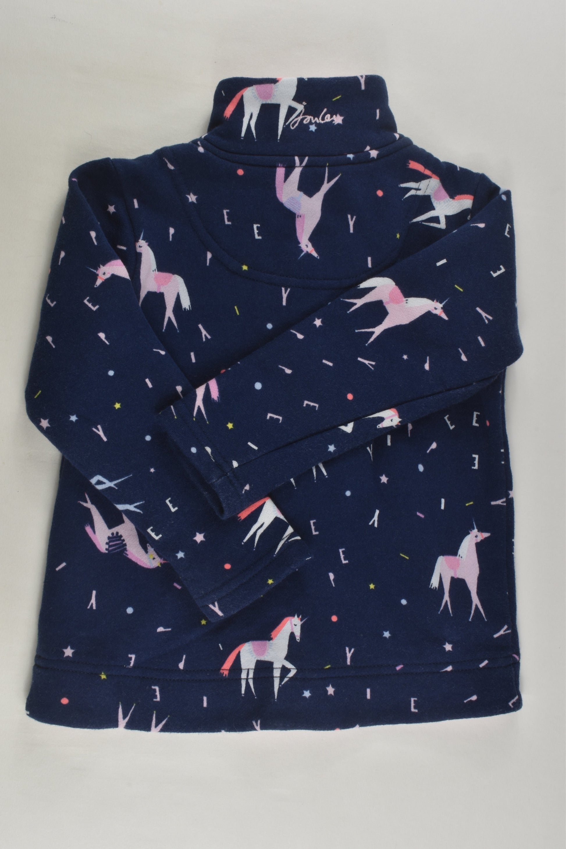 Joules Size 2 Unicorn Jumper