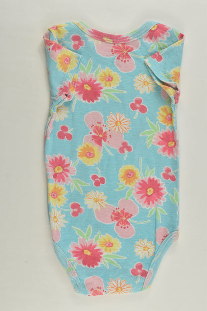 Juicy Couture Size 0 (12 months) Floral Bodysuit
