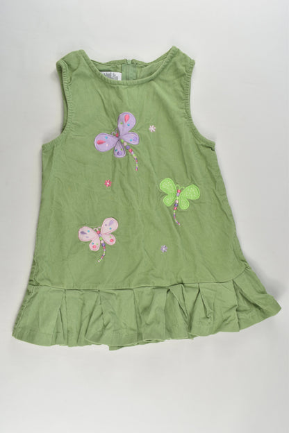 Jumper Size 3 Butterflies Lightweight Cord Dress