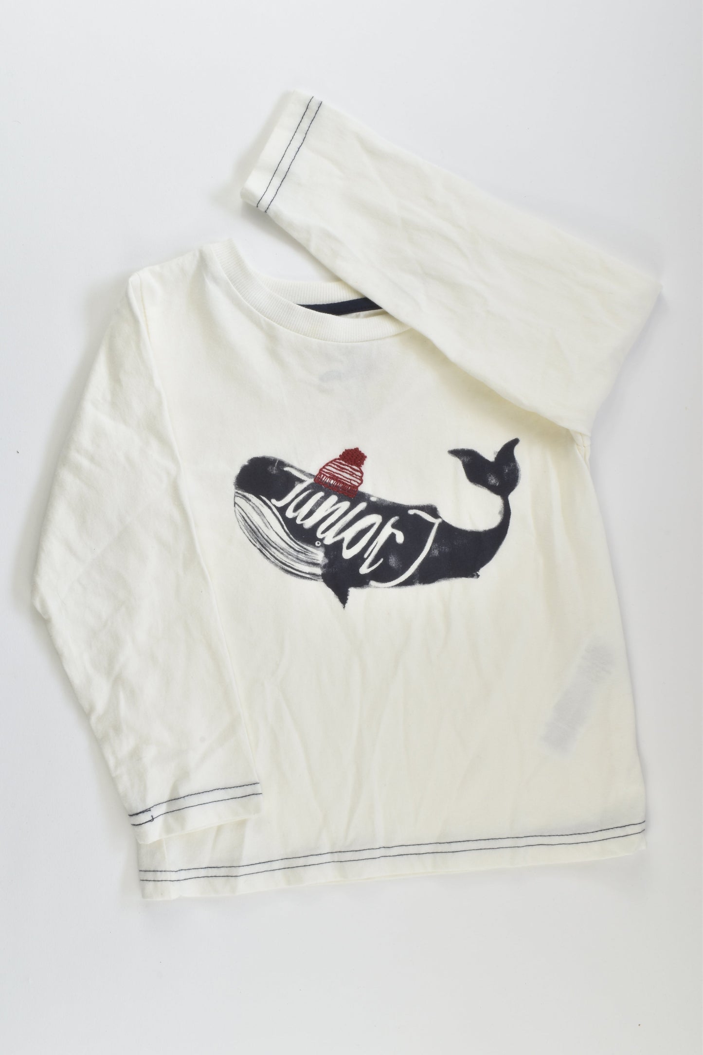 Junior J (Debenhams) Size 2-3 Whale Top