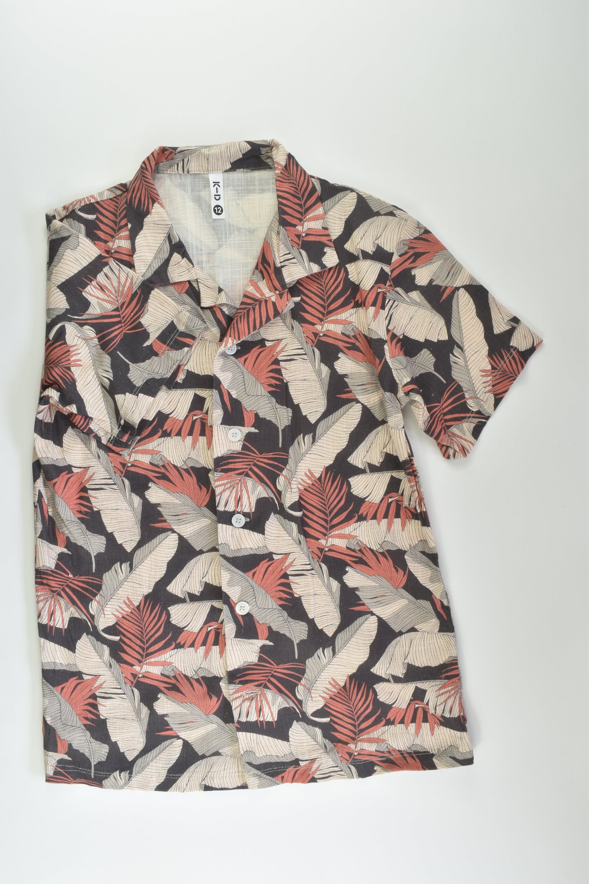 K-D Size 12 Linen Blend Shirt