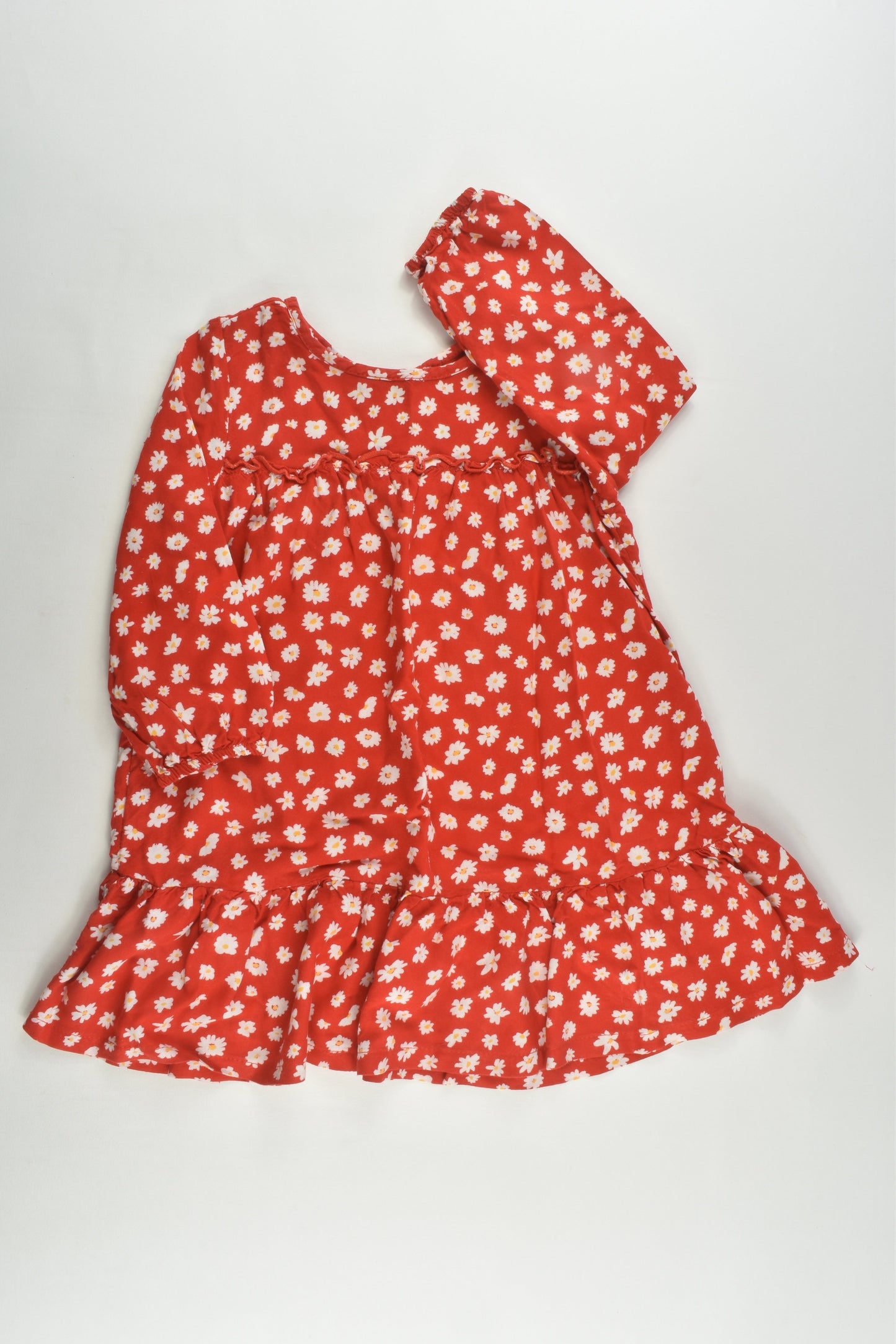 K-D Size 2 Floral Viscose Dress
