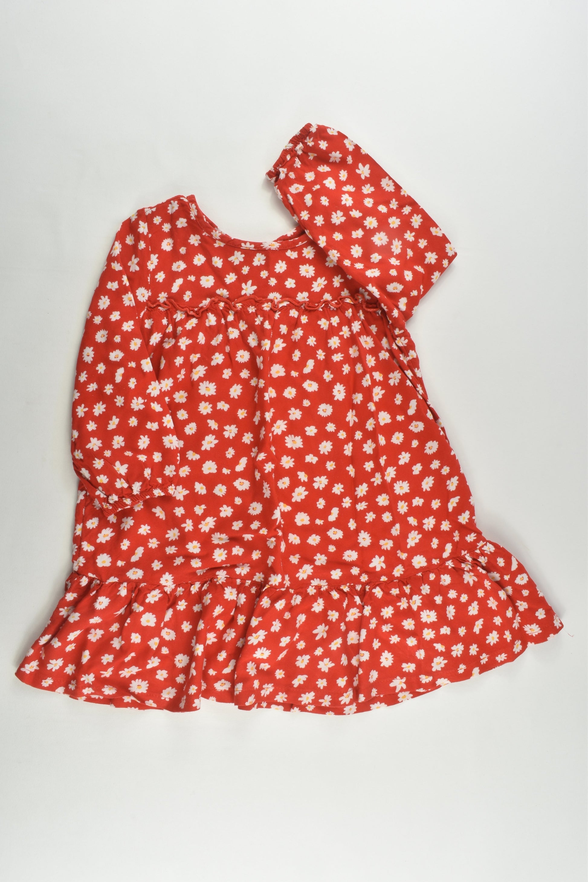 K-D Size 2 Floral Viscose Dress