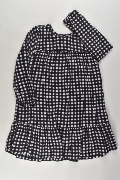 K-D Size 3 Checked Viscose Dress