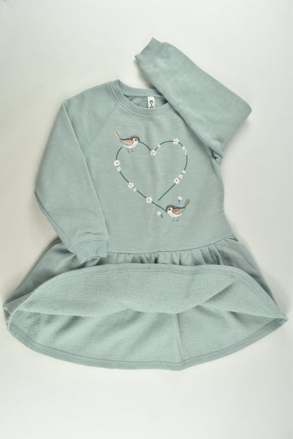 K-D Size 4 Bird Sweater Dress