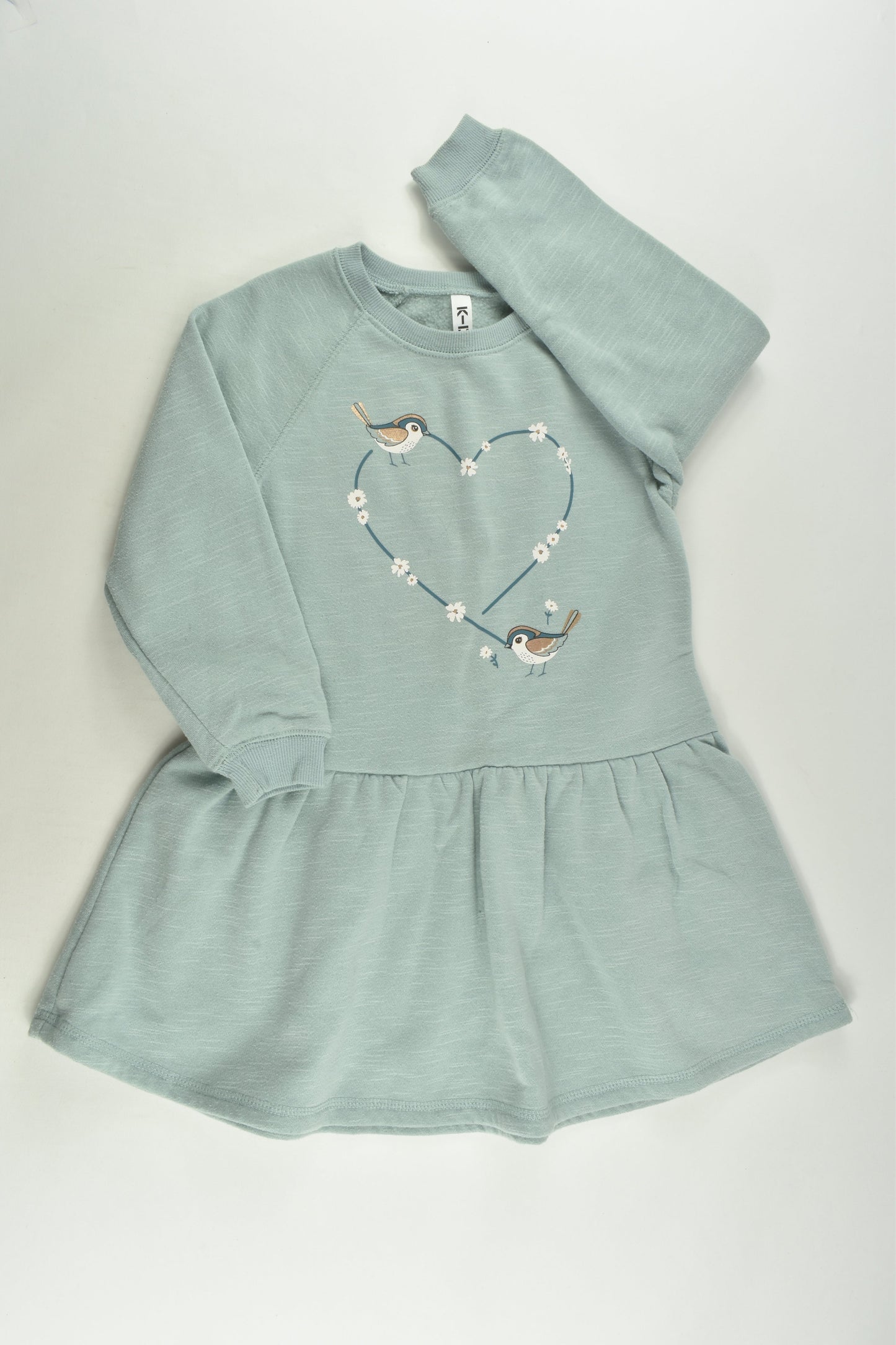 K-D Size 4 Bird Sweater Dress