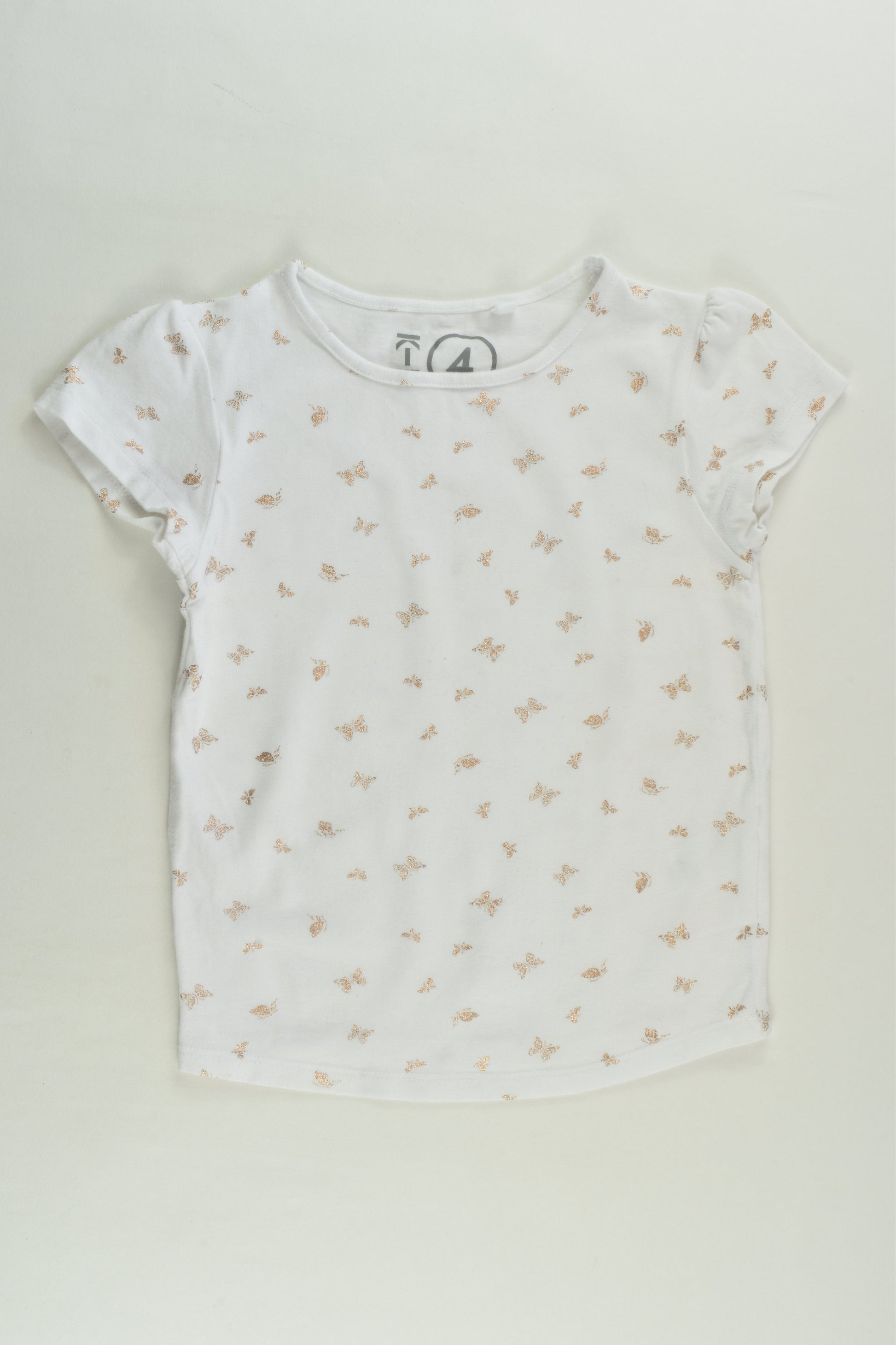 K-D Size 4 Butterflies T-shirt