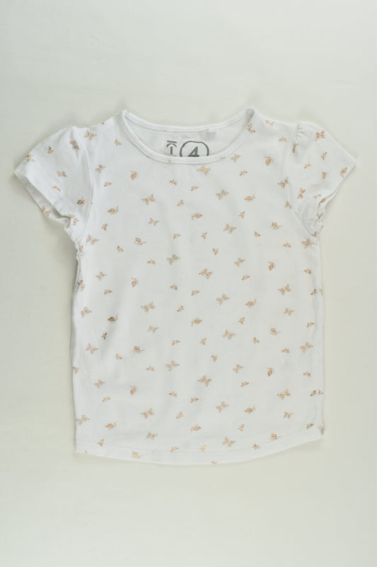 K-D Size 4 Butterflies T-shirt