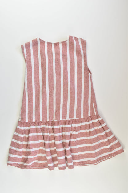 K-D Size 4 Linen Blend Dress