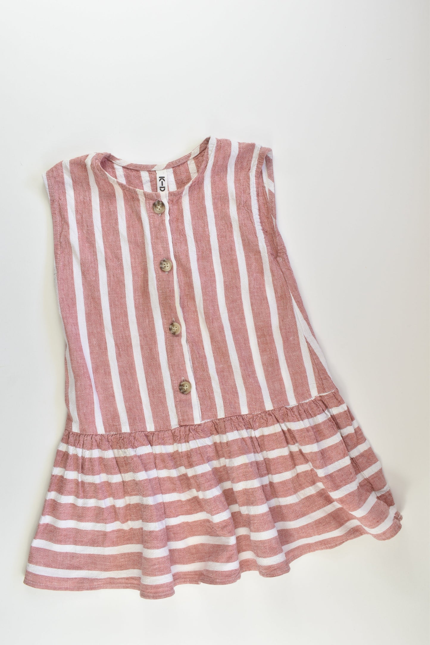 K-D Size 4 Linen Blend Dress