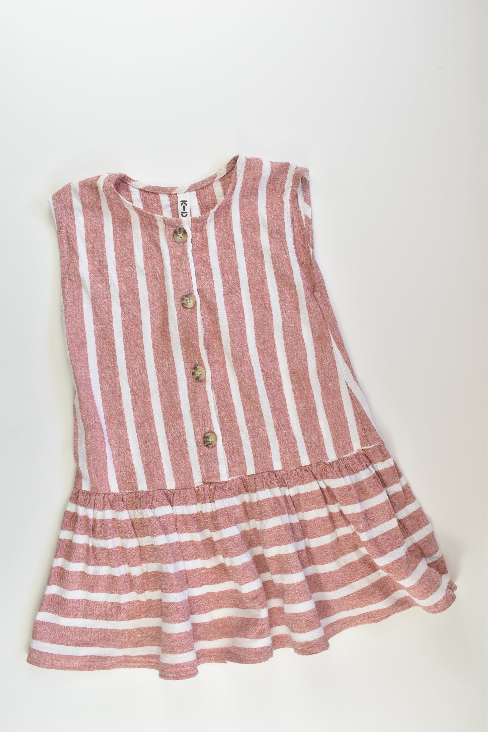 K-D Size 4 Linen Blend Dress