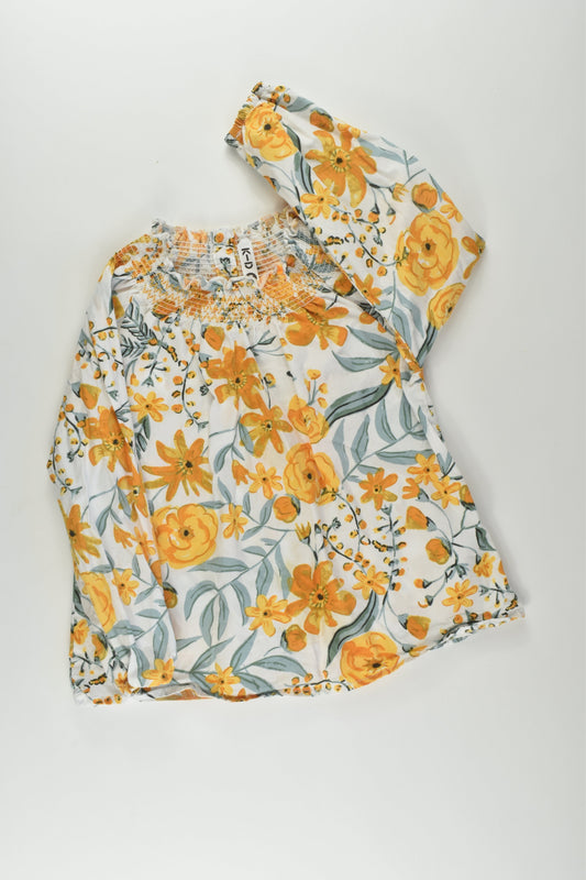 K-D Size 5 Floral Blouse