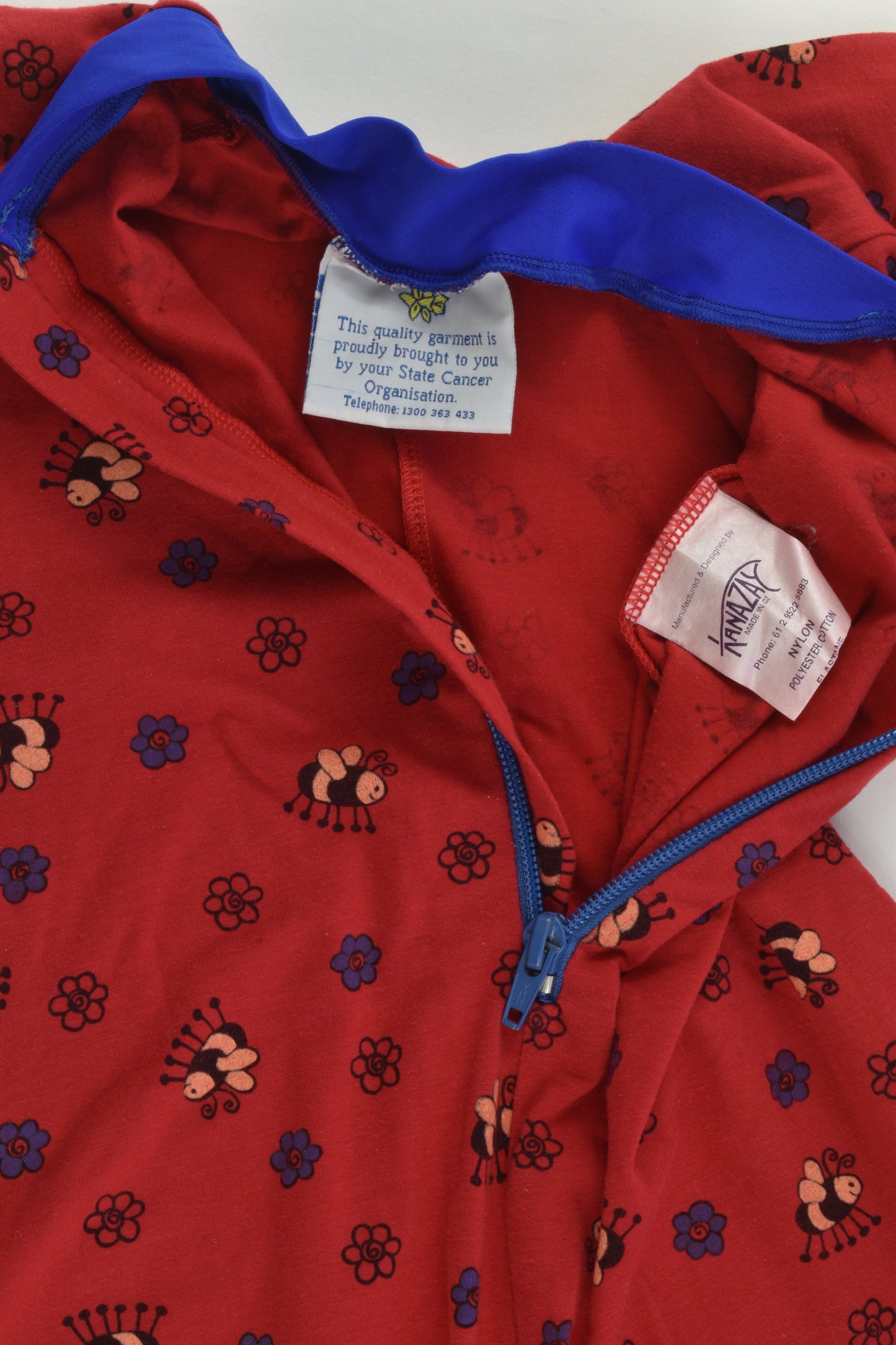 Kanazay (AU) Size 2 Bees and Flowers Swim Suit